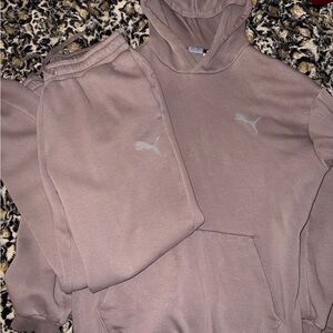Tan Puma Sweatsuit